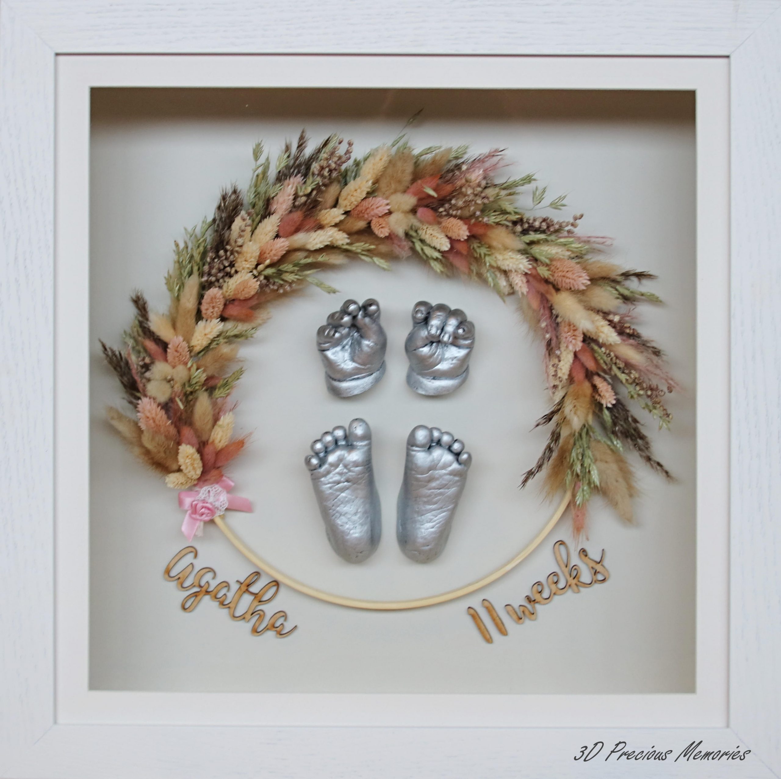 Little Krishna 3D hand cast, Shivamogga client