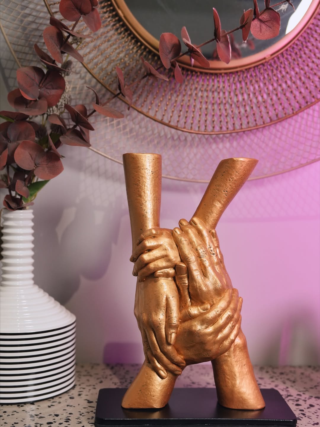 Happy Family 3D hand cast, Shivamogga client